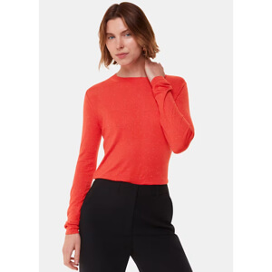 Whistles Red Annie Sparkle Crew Neck